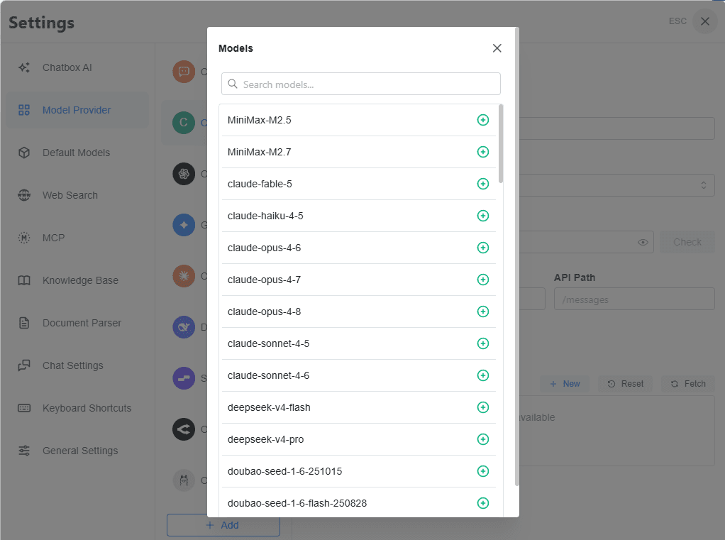 Add models and adjust model mappings
